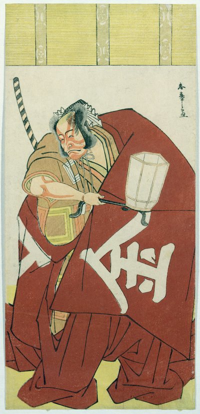 Danjuro nel ruolo di Sakatano Kintoki (stampa xilografica a colori) da Katsukawa Shuncho